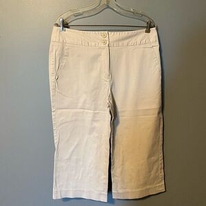 3/$29 Sandro tan capris size 14